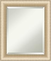 Vista 1 de Amanti Art - Espejo con marco para tocador, espejo para baño, montaje en pared