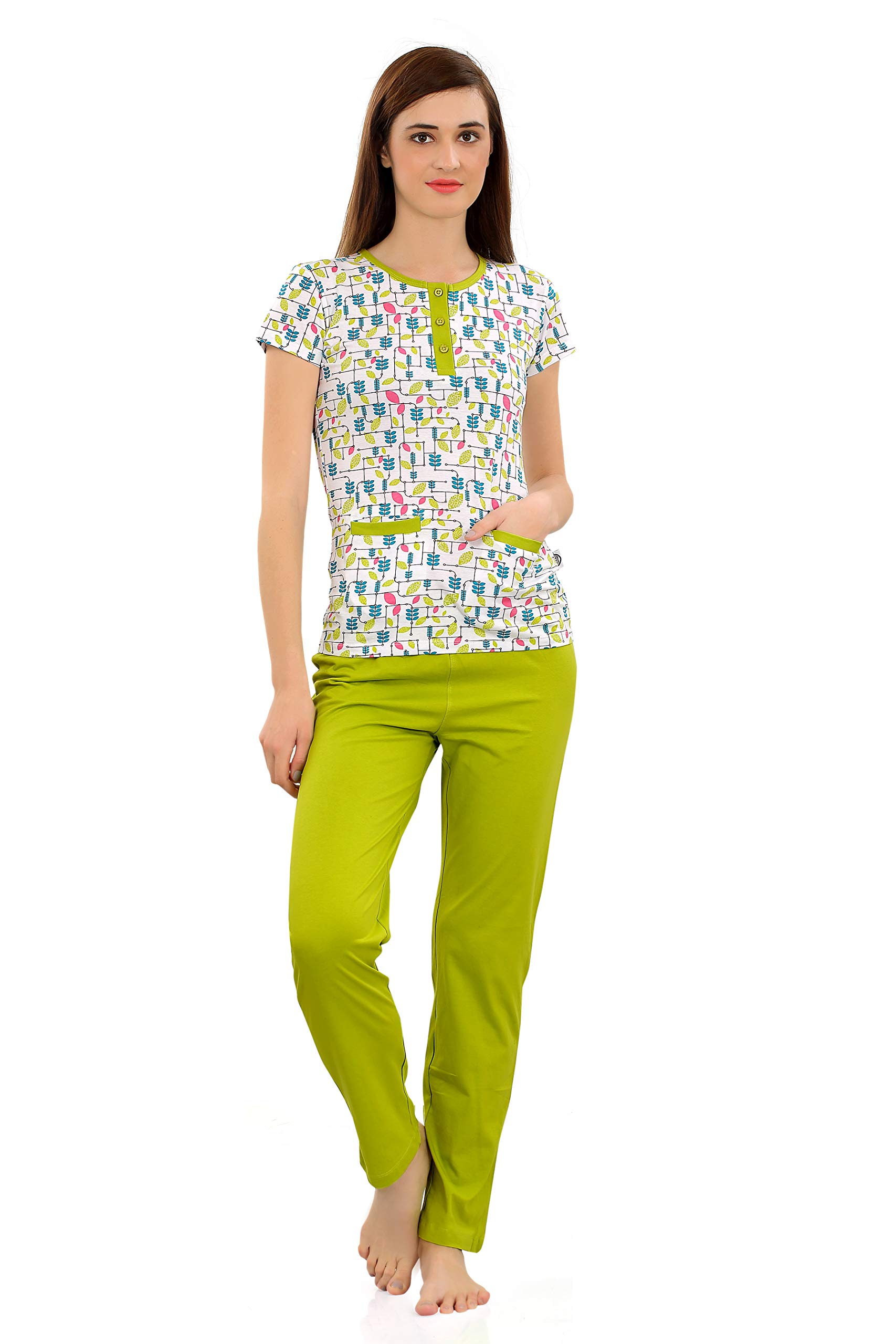 zebu Women's Night wear Set (Pack of 1 top and Bottom Set)-picture-52