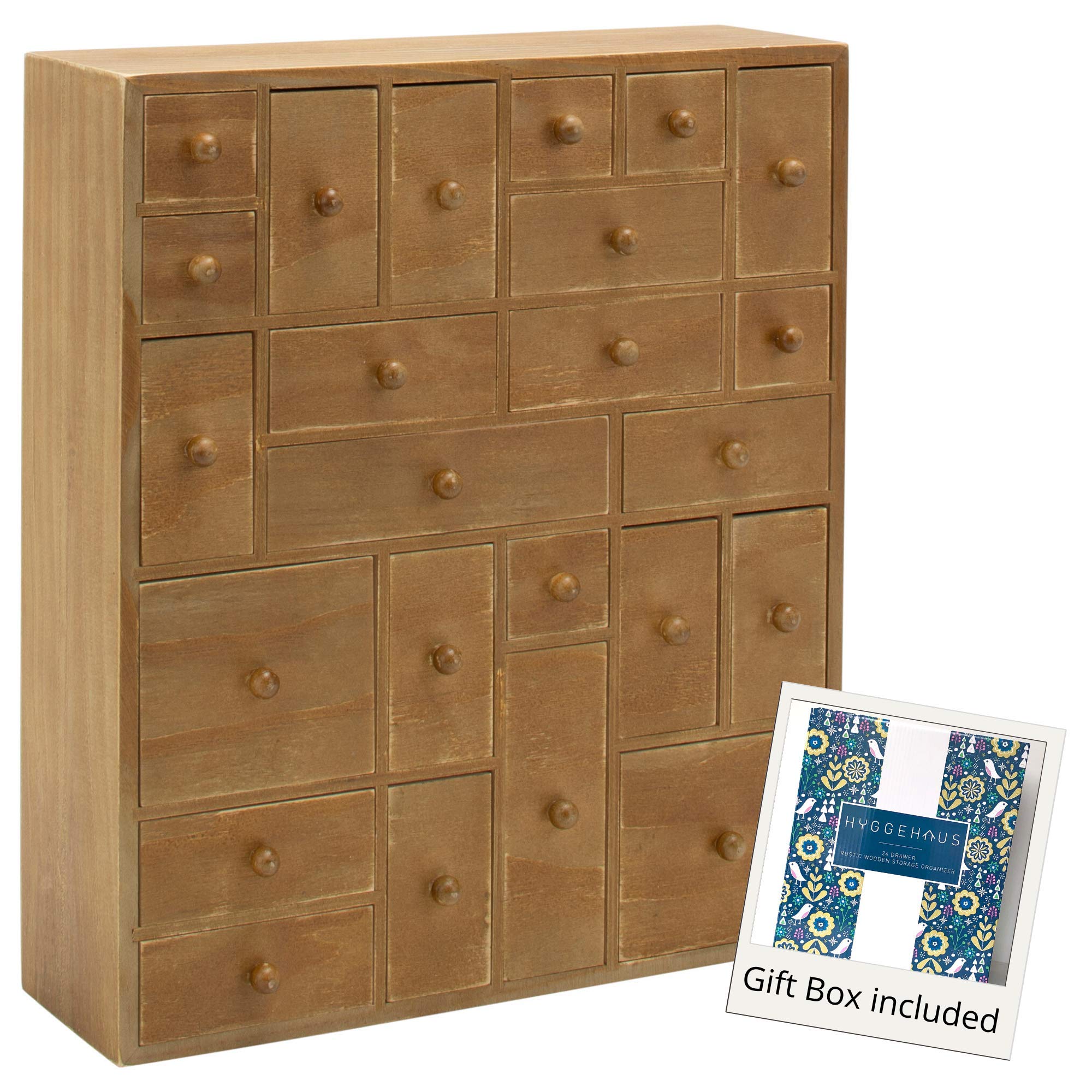 HYGGEHAUS RUSTIC Jewelry and Makeup Organizer Countertop Storage