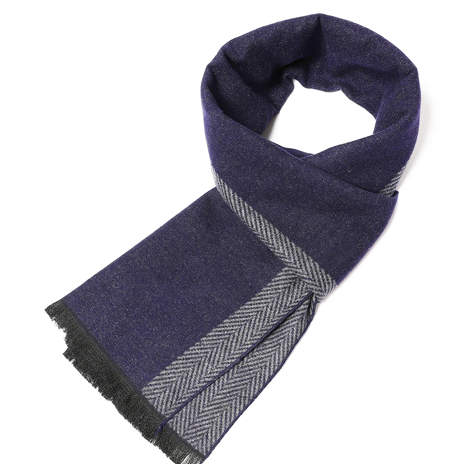 Écharpe écharpes châle châle automne mode longue écharpe classique à carreaux hommes écharpes hommes châles d'affaires châles hiver épais écharpe chaude