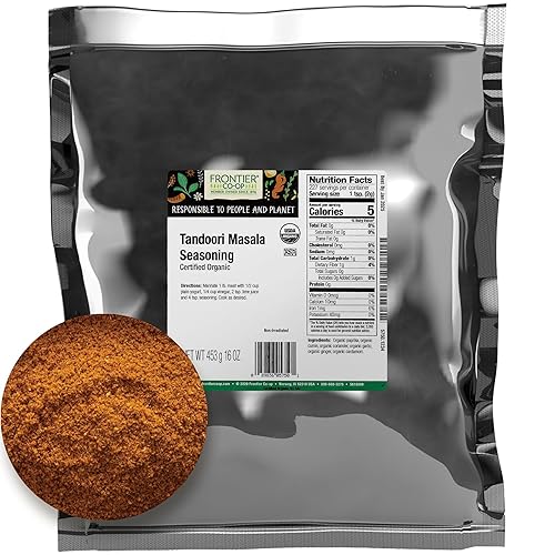 Frontier Bulk Tandoori Masala condimento, orgánico, 1 libra