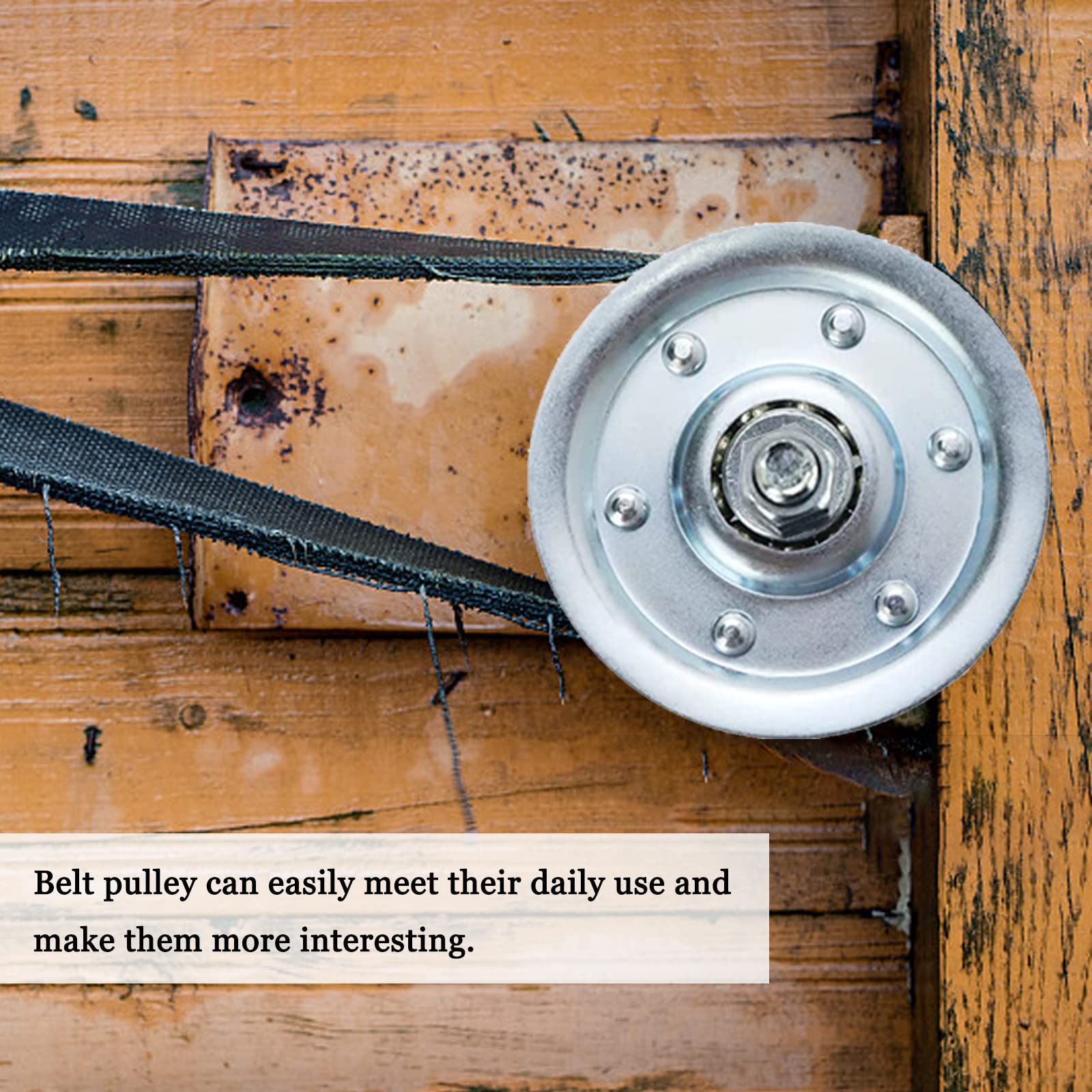 Carrucole In Acciaio 2 Pezzi - Portata 215kg, Per Palestra Fai Da Te, Garage E Cavi