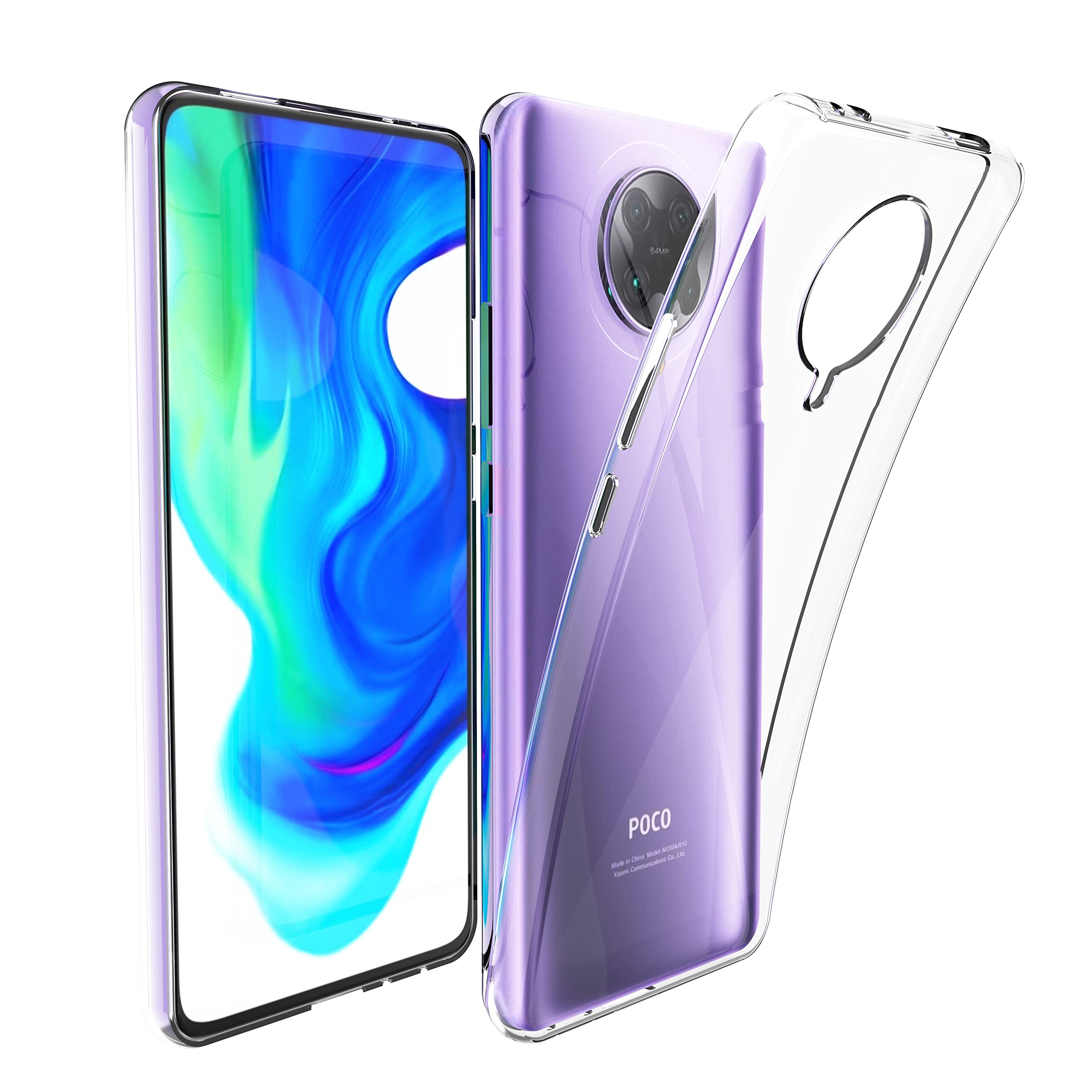 Custodia Trasparente In TPU NEWTOP Per Xiaomi Poco F2 Pro – Morbida, Sottile, Anti Graffio E Anti Bolle