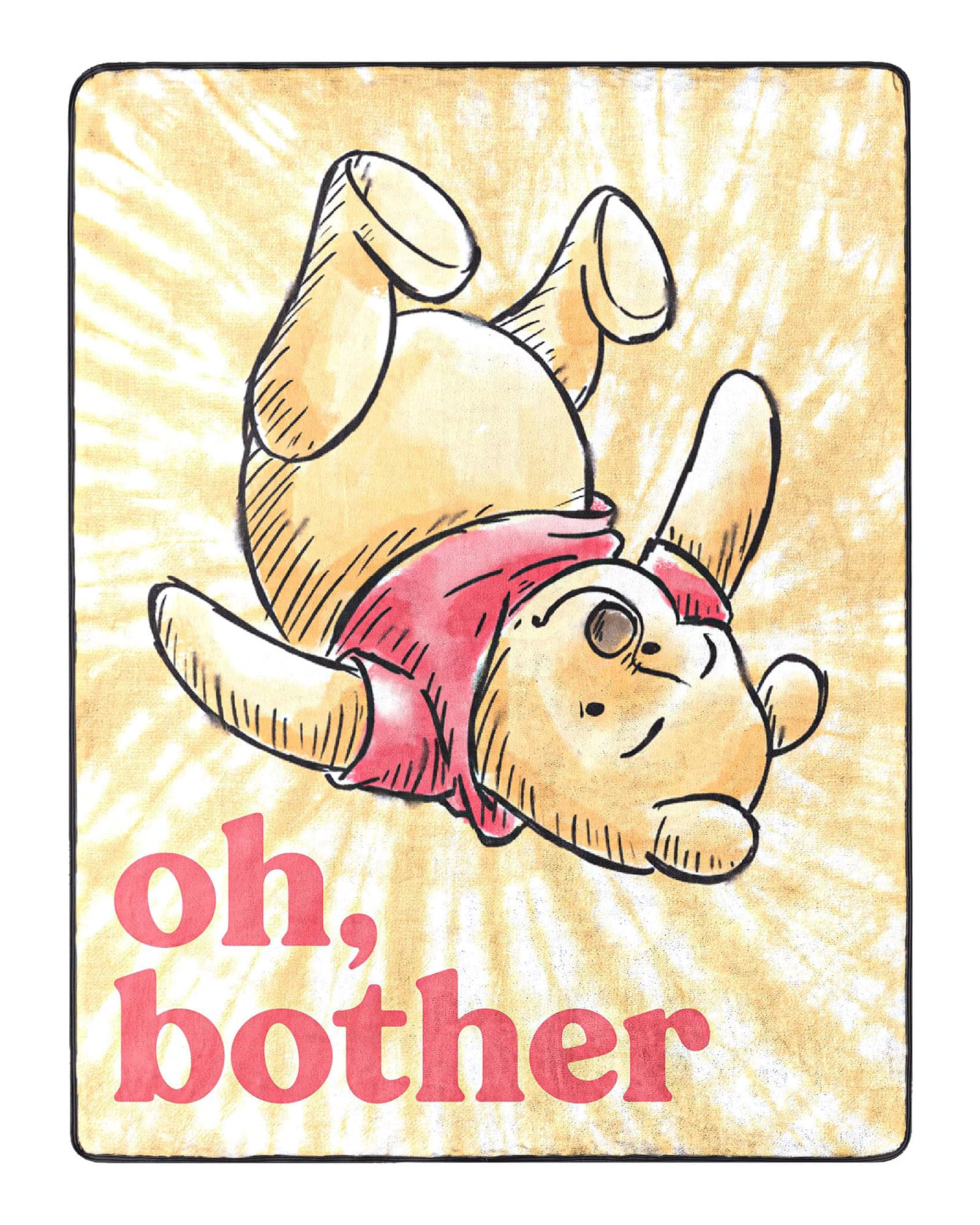 Northwest Oh Bother Winnie The Pooh Silk Touch Throw Blanket, 46" X 60",
