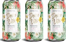 Vinho Frisante Moscatel Lata 269ml - Santa Vita (3 Unidades, Rose)