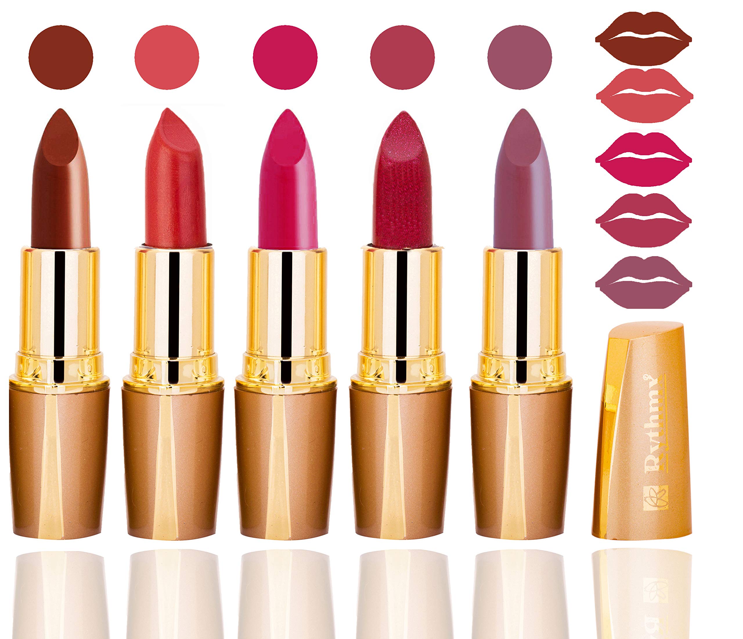 Buy RythmX Lipsticks Combo Set Long Lasting Crème Matte Lipsticks Set