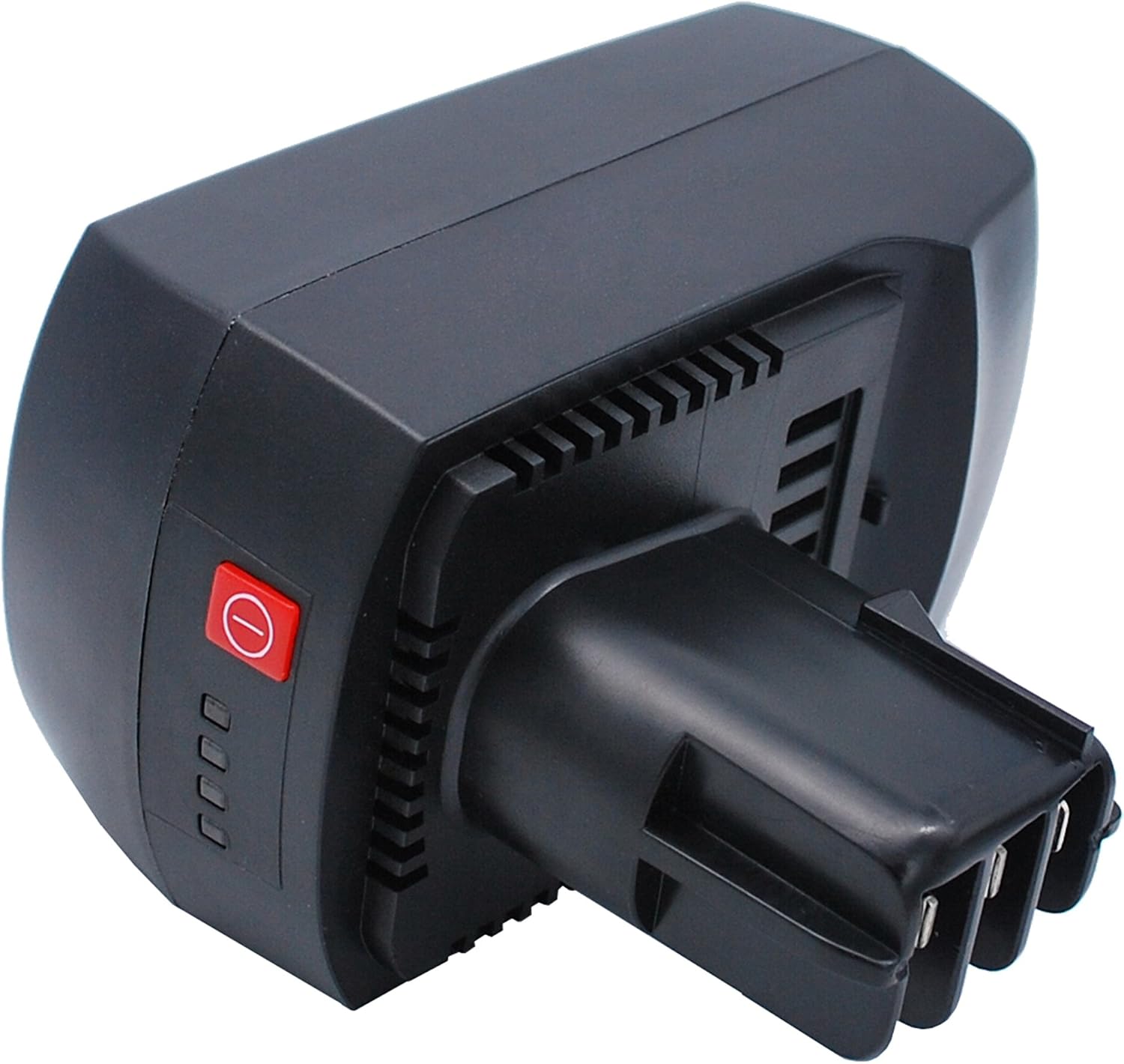 XLAQ 14.4V Lithium-Ion Battery, view with charge indicator