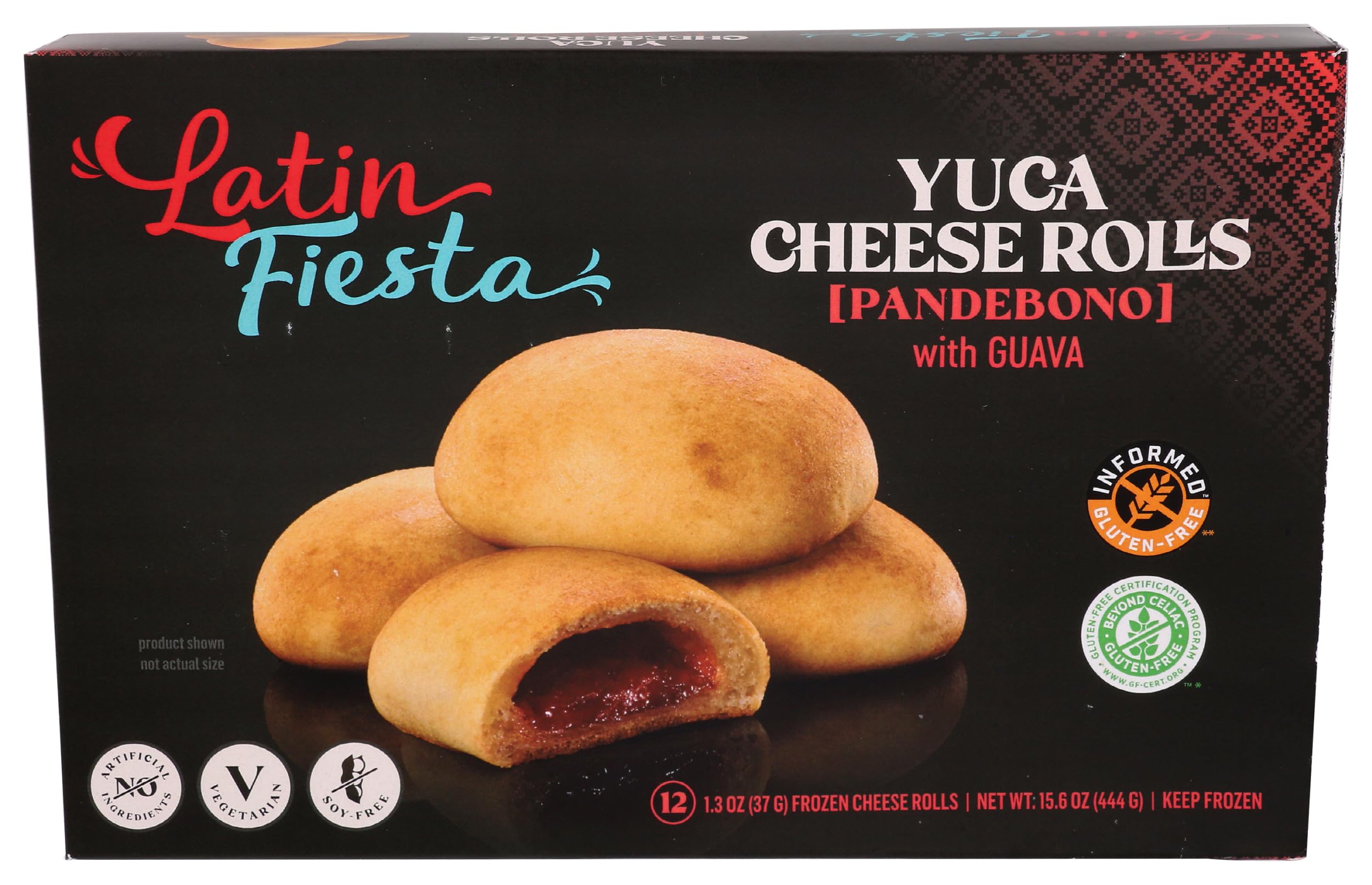 Latin Fiesta Pandebono Yuca Cheese Rolls With Guava, 15.6 Oz