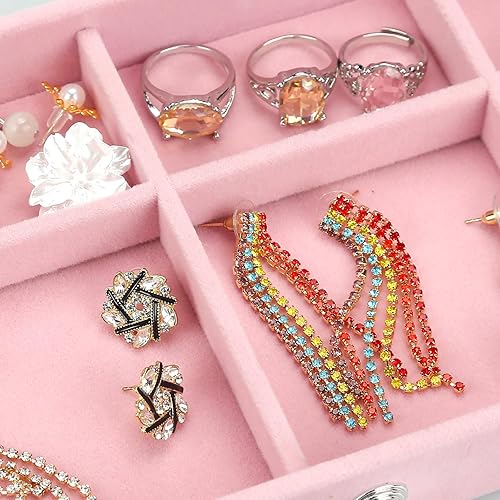 Miniatura 2 de Organizador de joyas de acrílico, caja organizadora de almacenamiento de cosméticos de maquillaje, caja de joyería transparente con 3 cajones, caja