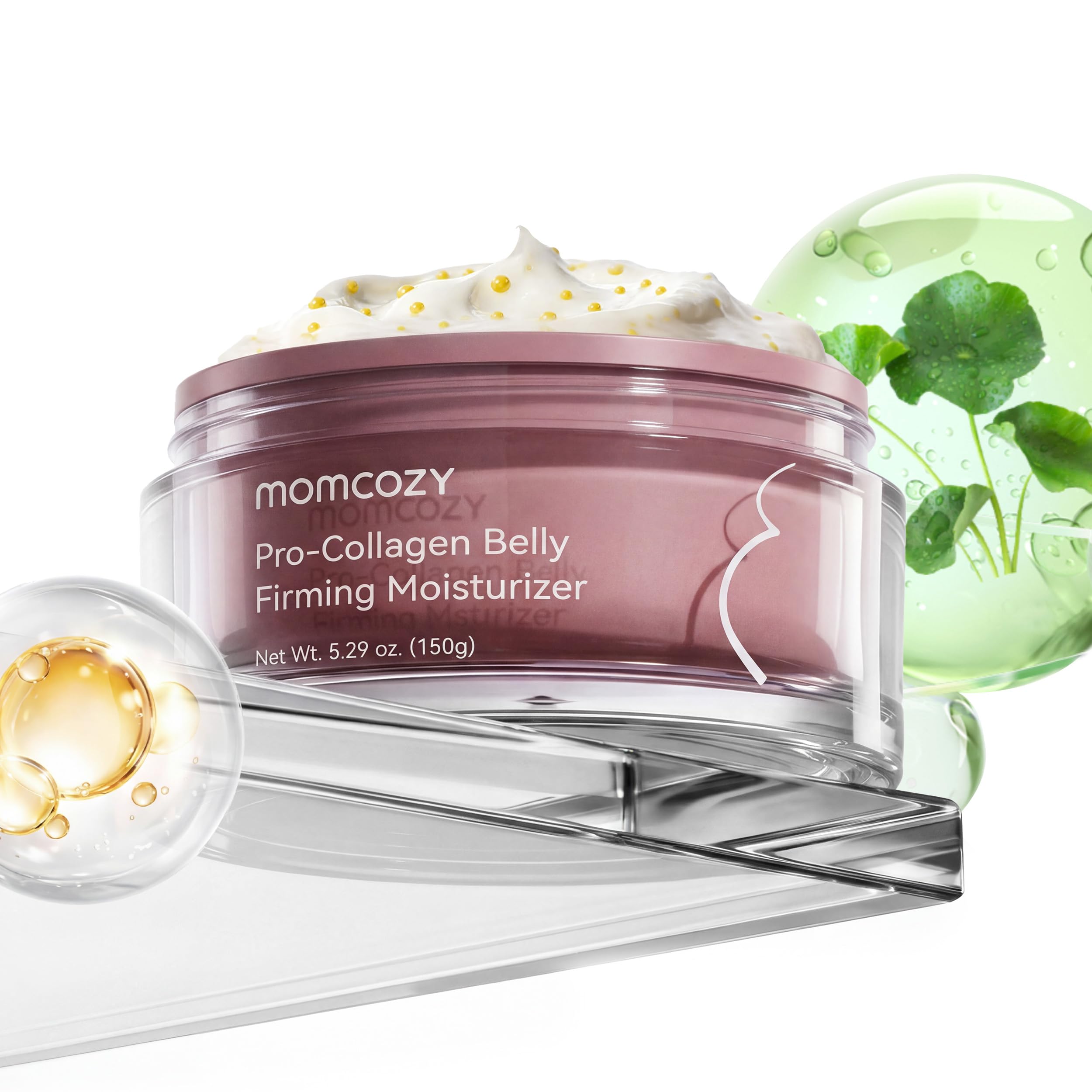 Momcozy Masło do ciała w ciąży – masło do ciała zapobiegające rozstępom, pielęgnacja skóry, maść na blizny, 150 g