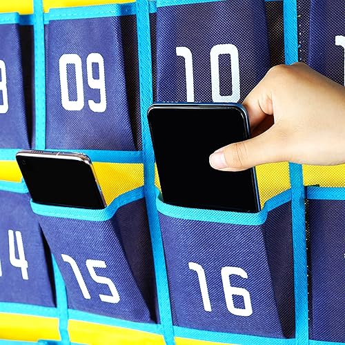 Miniatura 4 de Loghot Accesorios de Aula Organizador de Bolsillos para Armario para Portador de Teléfonos Celulares Organizador Colgante de Pared y Puerta (36