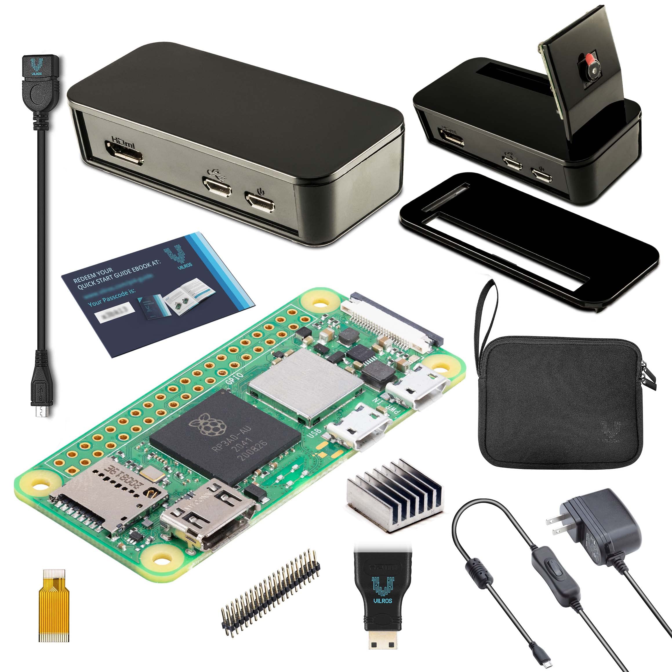 Buy Vilros Raspberry Pi Zero 2 W Basic Starter Kit with Muti Purpose