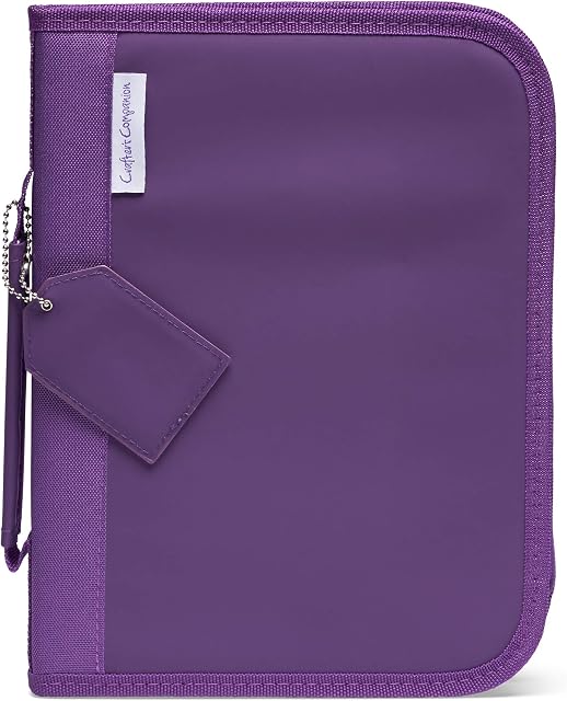 Crafter's Companion CC-STOR-DIE-S Die & Stamp Storage Folder-Small, Purple, One Size