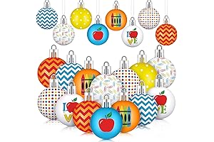 24 Pcs School Theme Hanging Ornaments for Party Decoration