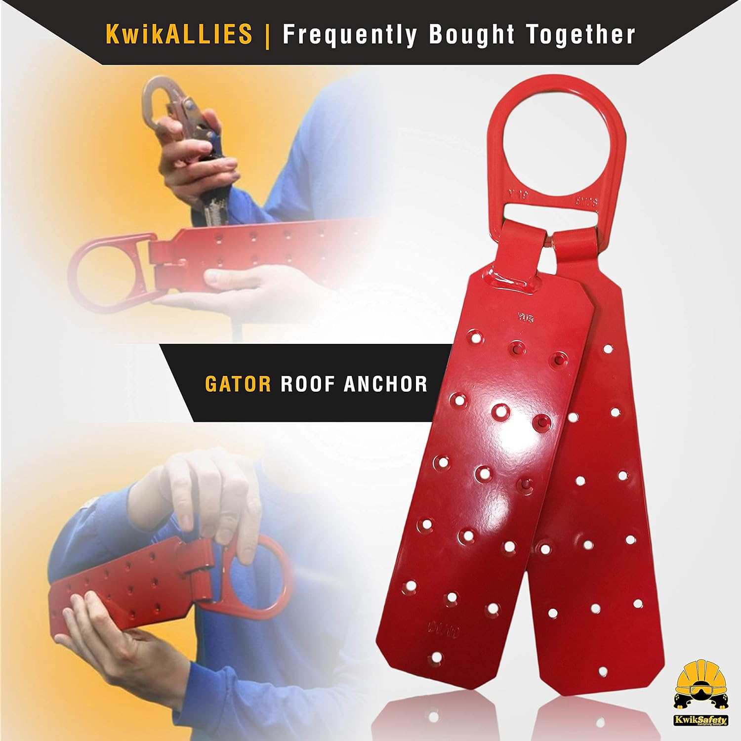 KwikSafety (Charlotte, NC) Tsunami (Premium Braided Rope) Vertical Lifeline ANSI OSHA Rope Grab Snap Hook Shock Absorber Fall Protection Line Kit Restraint System Roofing Safety Equipment | 100 FT. : Tools & Home Improvement