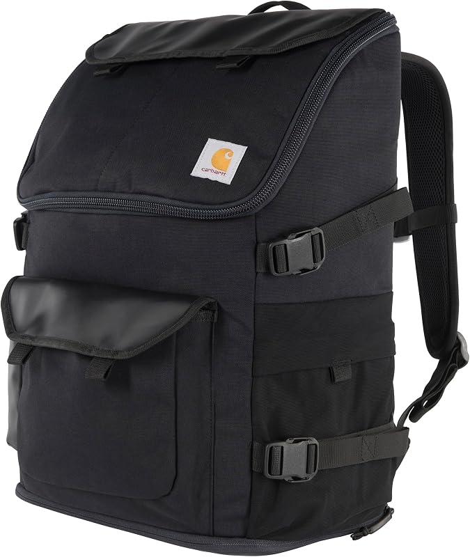 Nylon Duck 35L Workday Backpack Black | Durable Water-Resistant Pack with 15 Laptop Sleeve and Adjustable Shoulder Straps, Mossy Oak Bottomlands