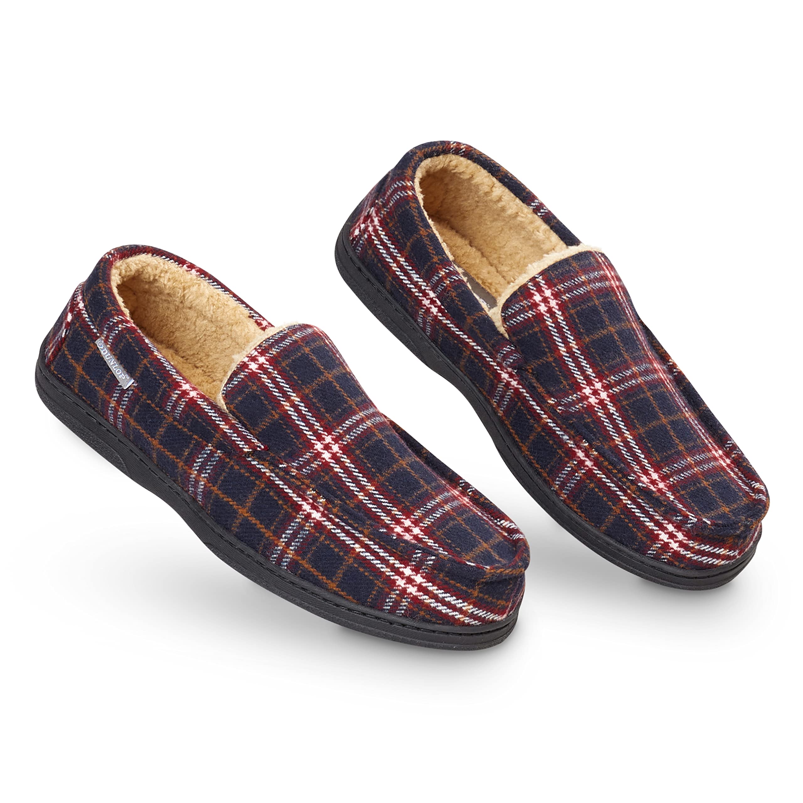 DUNLOP Pantofole Uomo Ciabatte Invernali da Casa Calde Comode Antiscivolo Memory Foam