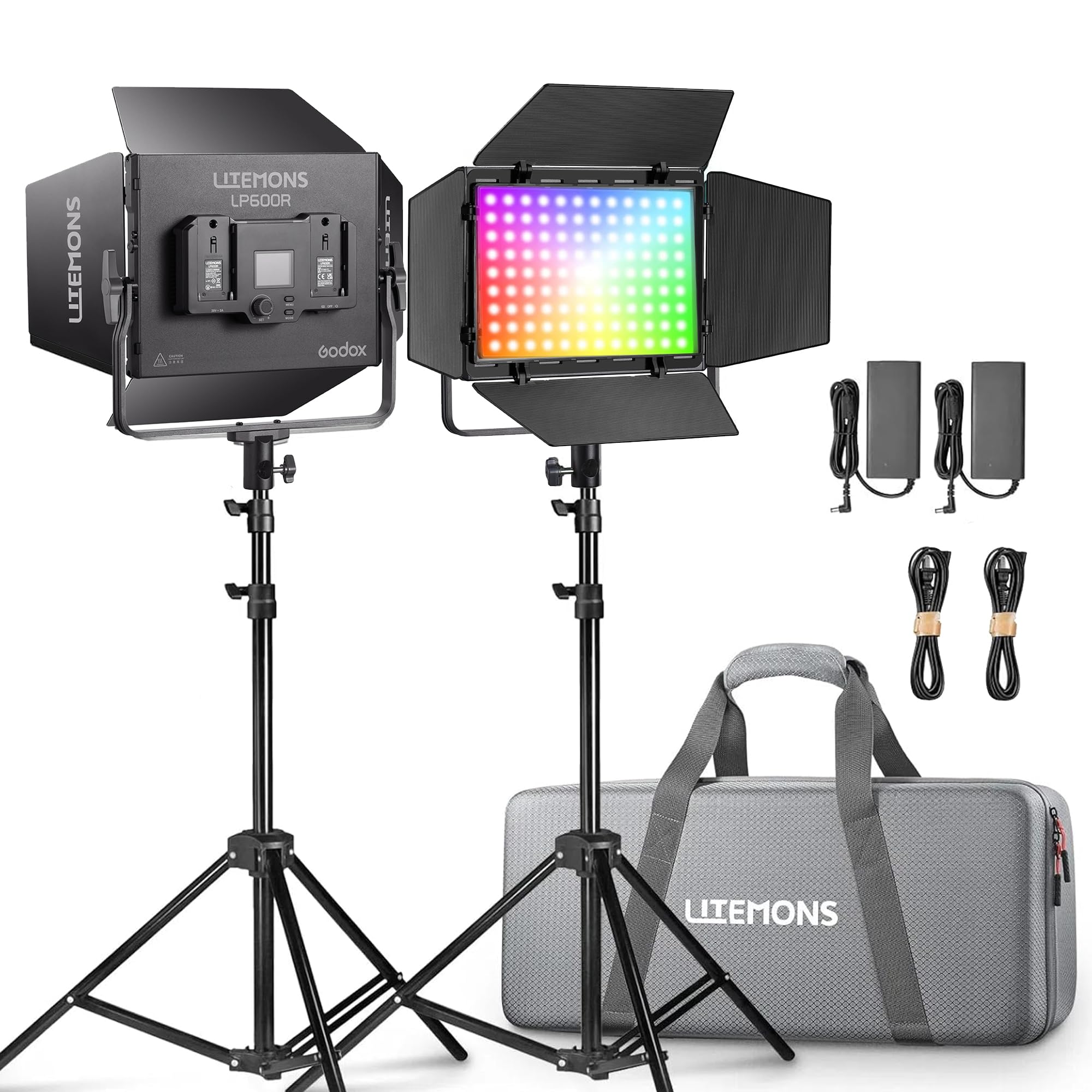 Amazon.com : GODOX Litemons LP600R 60W RGB LED Video Light Panel,2