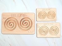 Vista 2 de Breathing Board, Finger Labyrinth, Breathing Tool, Meditation Labyrinth, Peace Corner, Montessori Peace, Handheld Labyrinth, Hand Labyrinth