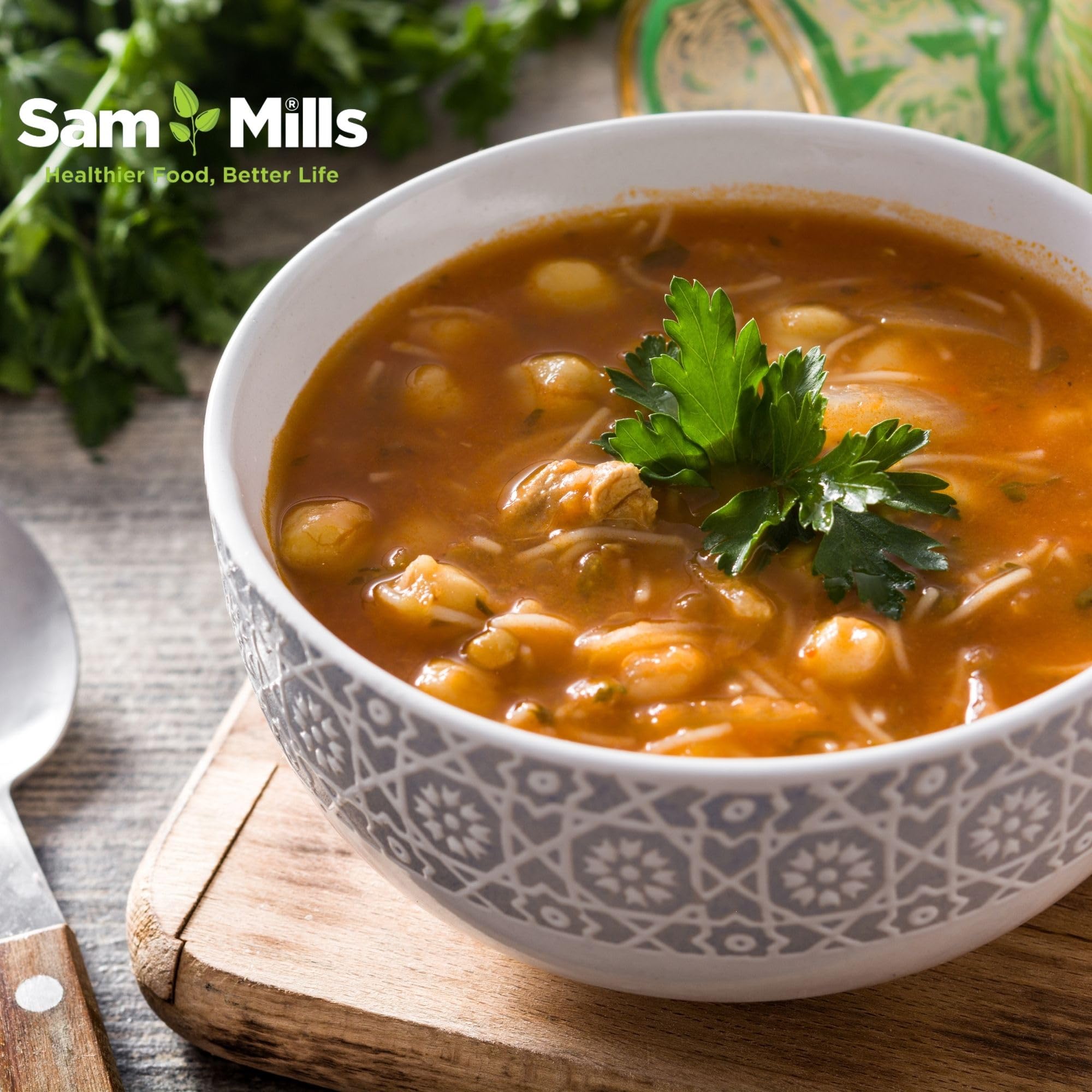 Fideos Sin Gluten 500g Sam Mills - Harina de Maíz - Vegano