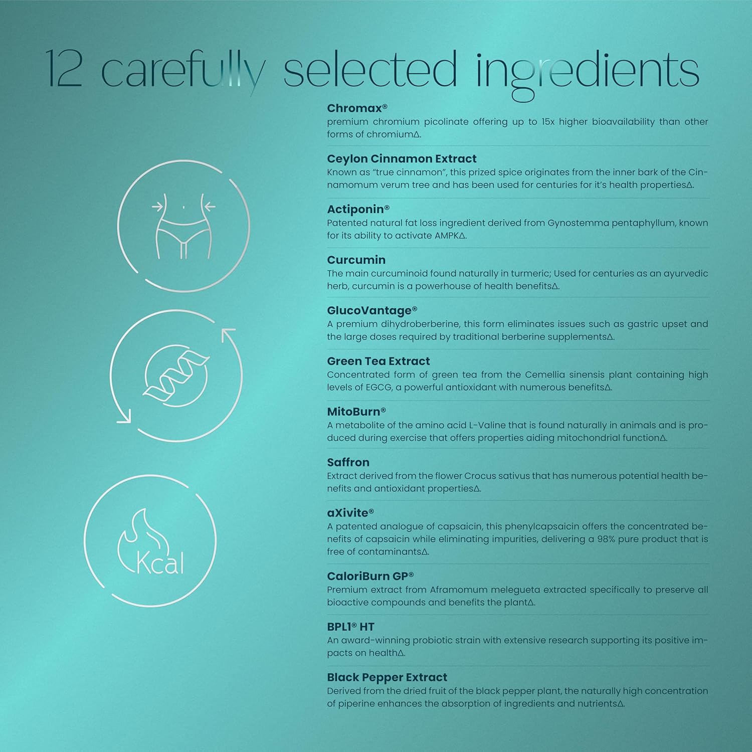 BurnZen - Powerful Weight Loss Supplement | Appetite Suppressant for Weight Loss | Metabolism Booster | Stomach Fat Burner & Energy Support - Made in USA, 120 Caps - Image 6