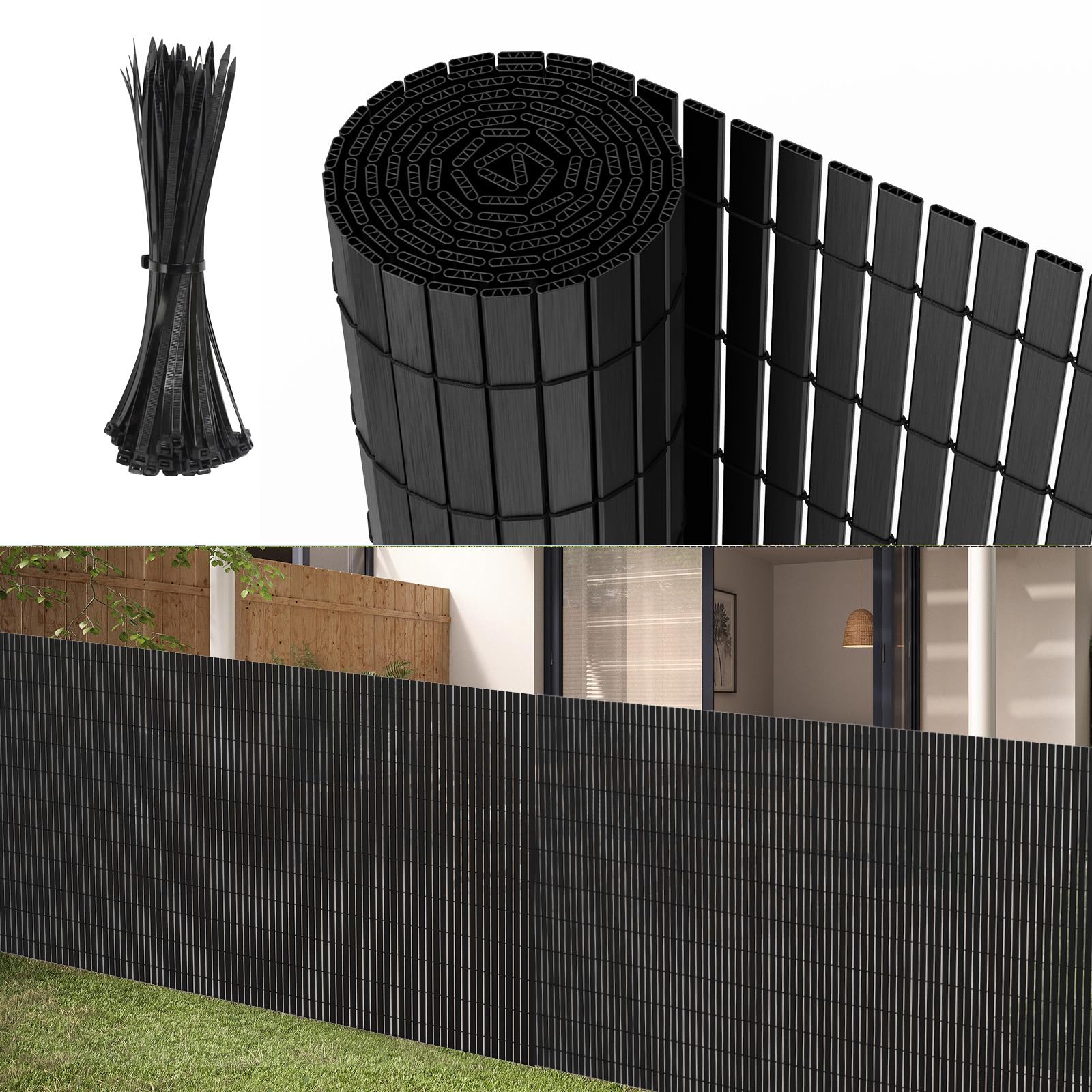 Brise-vue en PVC pour balcon et jardin : profitez d'une piscine tranquille