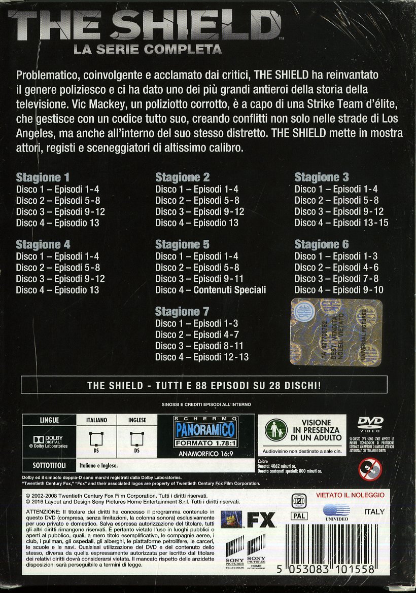 Box-The Shield Completa Stg.1-7