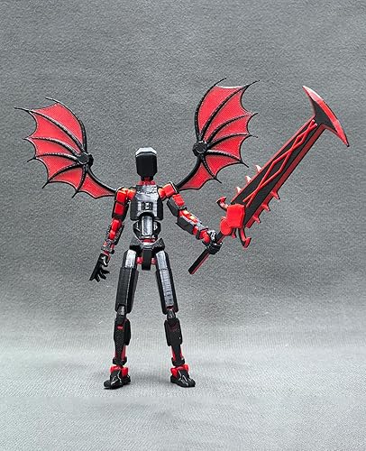 Miniatura 10 de Figura de acción T13 (montaje completado), figura de acción de robot Titan 13, figura de acción articulada de maniquí impresa en 3D, regalo de la