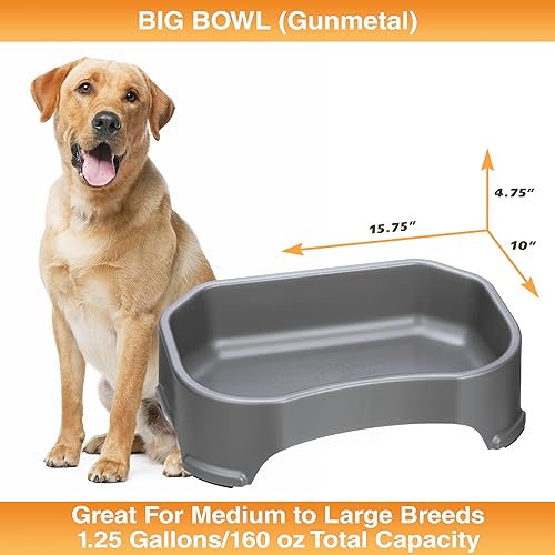 Miniatura 6 de Neater Pet Brands Cuenco de agua extra grande para perros, cuenco de agua para perros al aire libre (capacidad XL de 1.25 galones), plato de comida