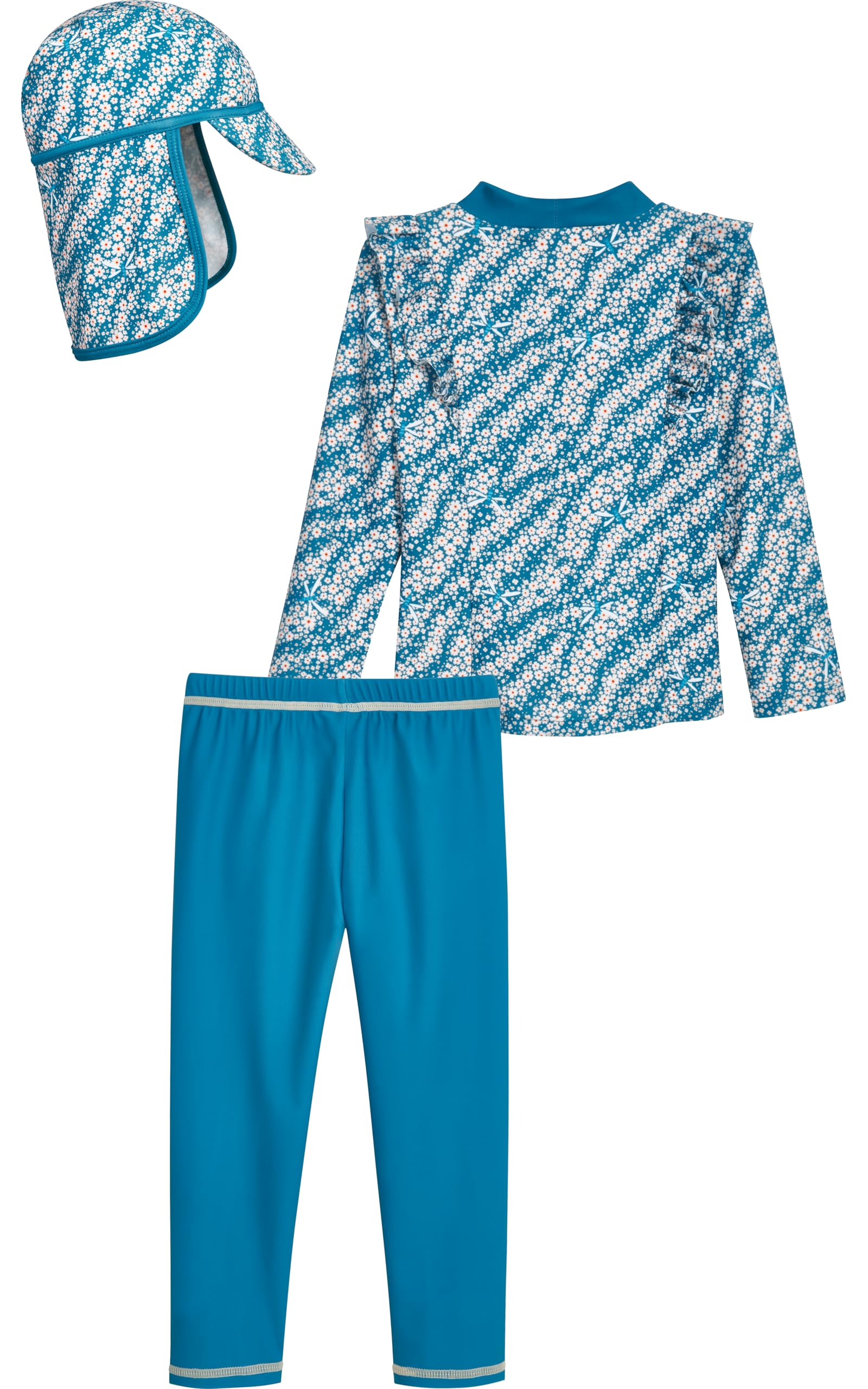 Playshoes Rash Guard — zestaw Uniseks - dzieci Schwimmshirt Badehose + Mütze