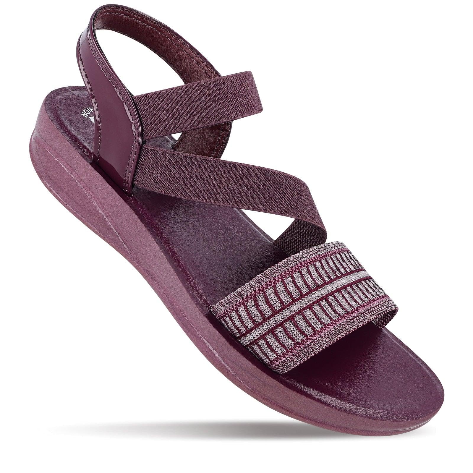 WALKAROO Sandal For Womens|Stylish and Comfortable|Casual Wear |WL7883- Dark Grape (B0D7CLMJQF) Amazon Price History, Amazon Price Tracker