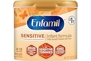 Enfamil Sensitive Baby Formula in Yellow Can