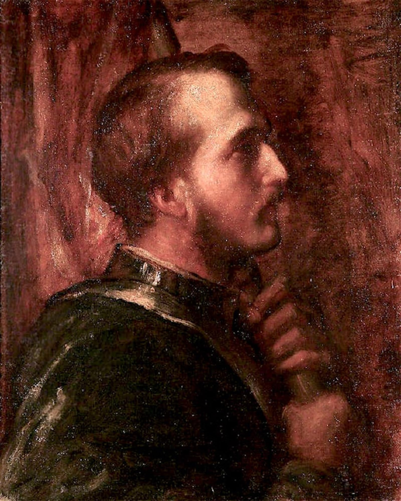 POSTERIIk Famous Modern Artwork Art Mural the Standard-bearer by George Frederic Watts Oil Paintings Pictures for Home Decor 60x90cm