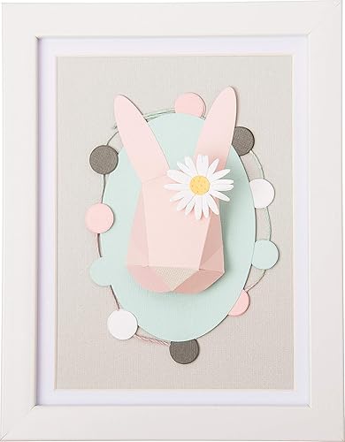 Miniatura 7 de Sizzix Thinlits Juego de 9 troqueles de conejo de origami de Olivia Rose, multicolor