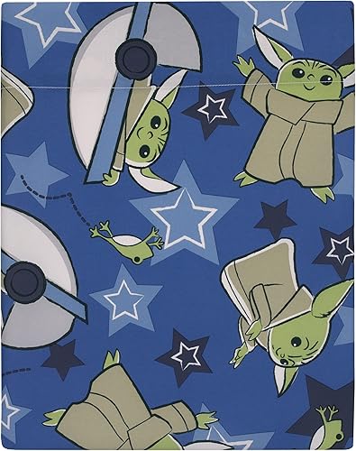 Miniatura 4 de NOJO Star Wars The Child Cutest in The Galaxy - Juego de ropa de cama infantil de 4 piezas con diseño de Grogu, Stars, Hover Pod y Sorgan Frog