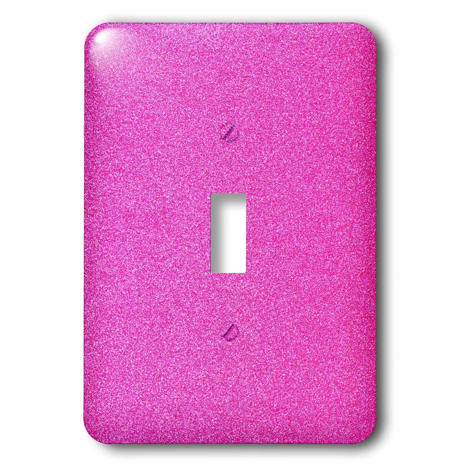 Interrupteur pailletée fuchsia 3dRose éclat élégant pour décoration intérieure chic