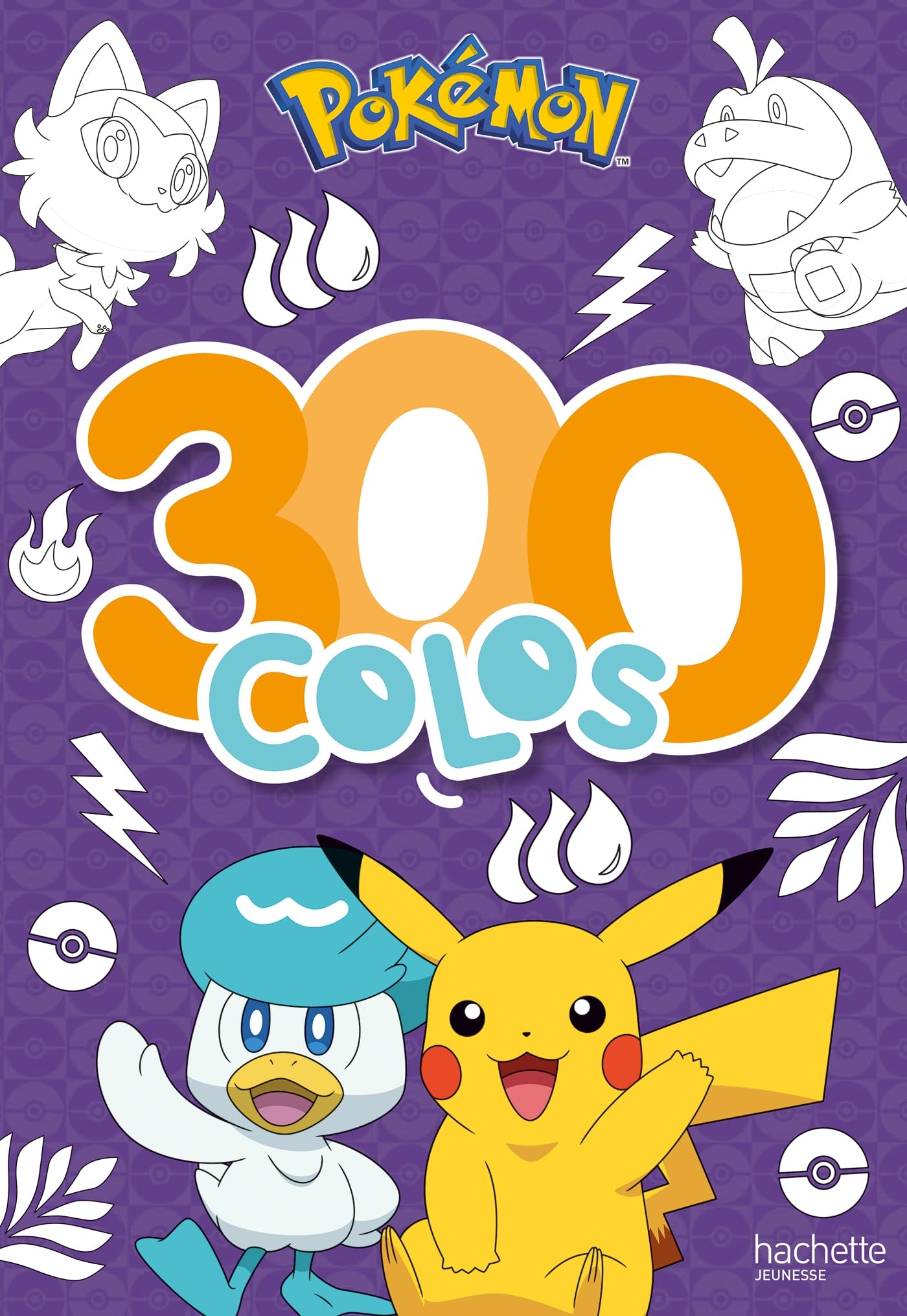 Pokémon - 300 colos: Livre de coloriages