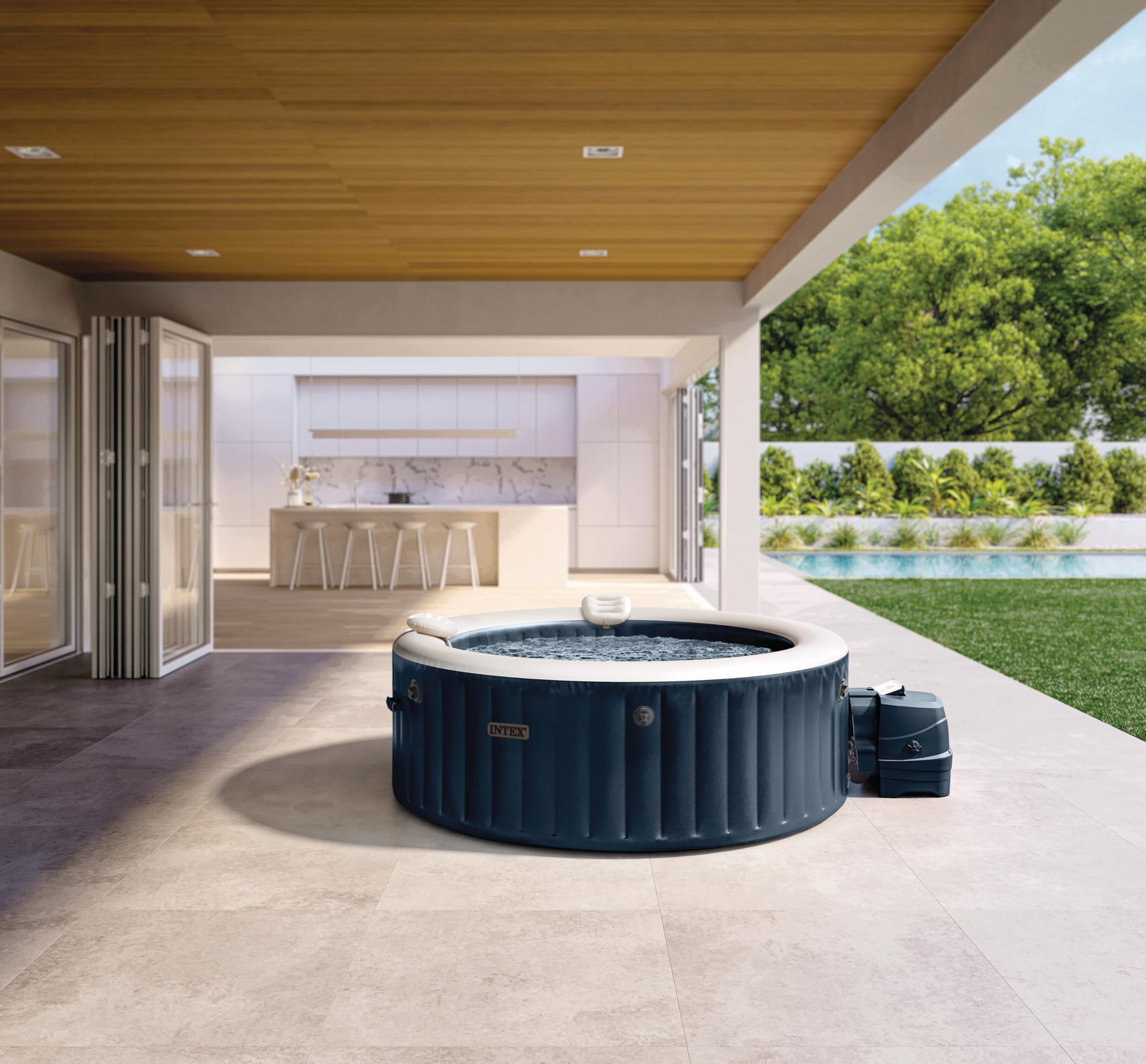 Intex - 28430NP - Pure Spa Blue Navy 4 Posti