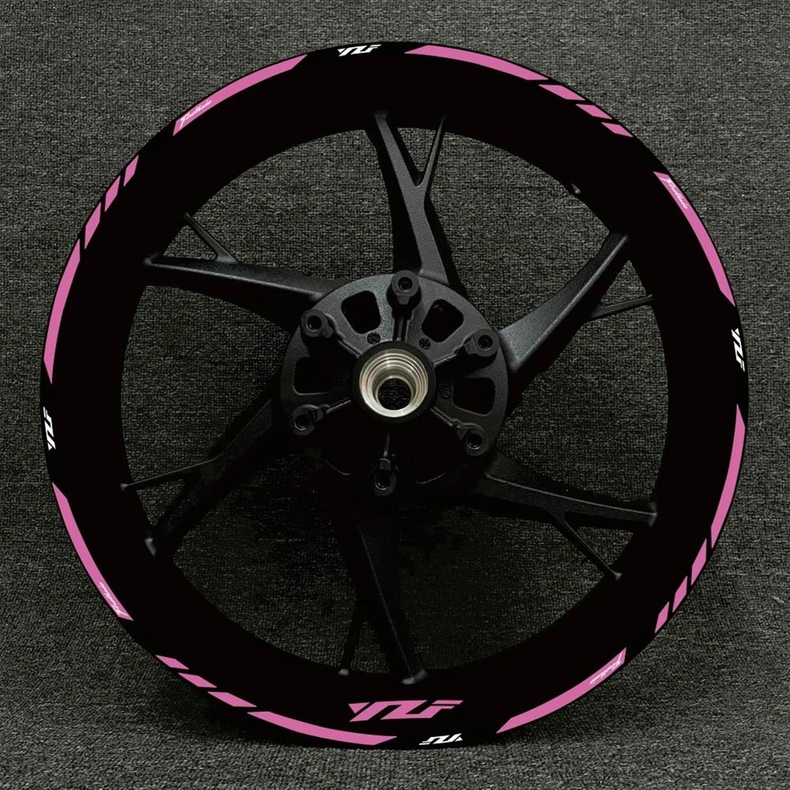 Stickers Motorcycle Accessories Wheel Stickers Reflective Rim Motorbike Waterproof Decals for Yamaha MT-09 MT09 MT07 MT10(Style 17)