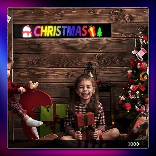 Miniatura 6 de Letrero LED Programable Grande, Resolución P5 Letrero LED para Tienda Interior, Aplicación Bluetooth, para Exhibición de Ventana de Tienda Comercial