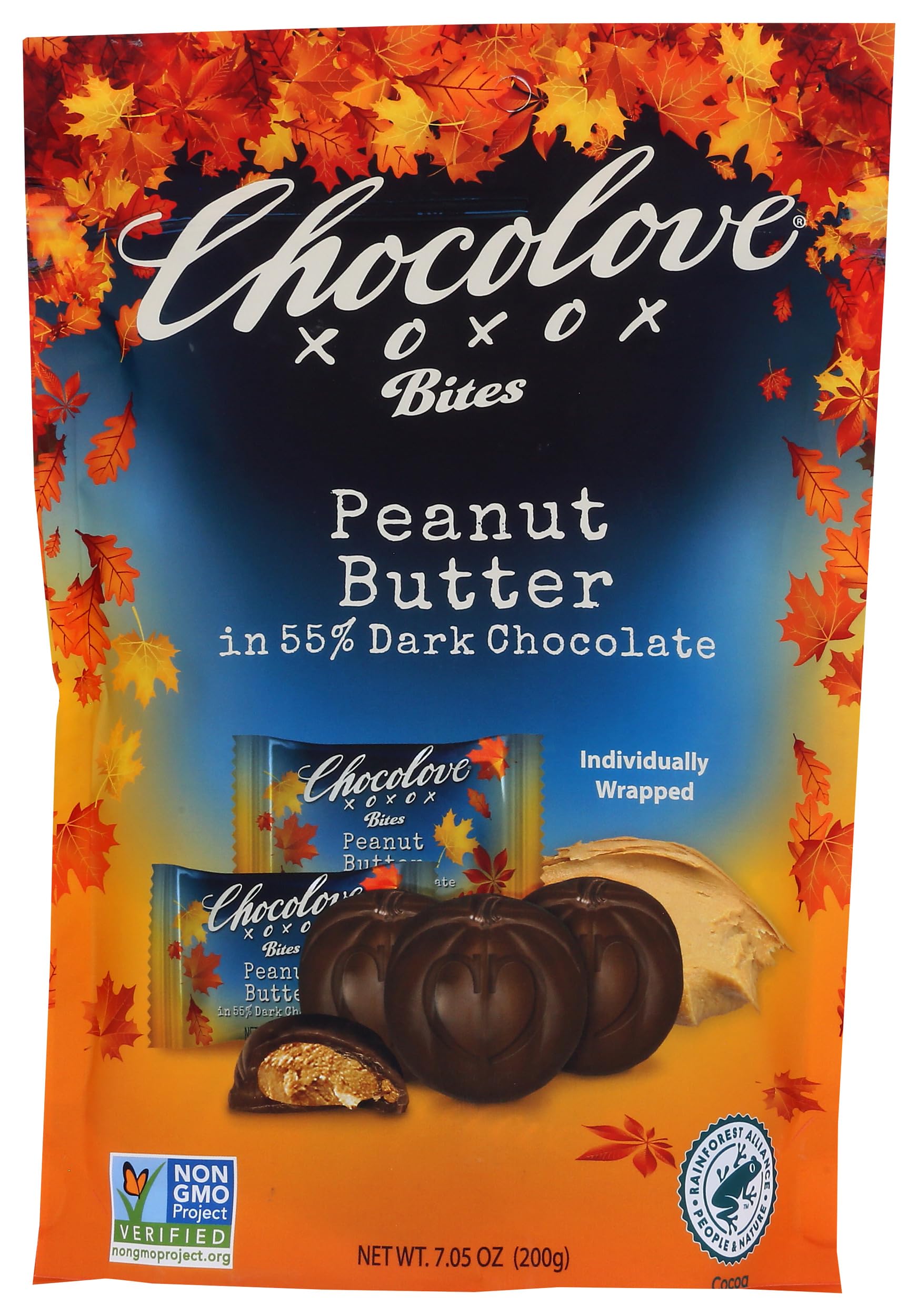 Amazon.com : Chocolove Peanut Butter In Dark Chocolate Bites, 55