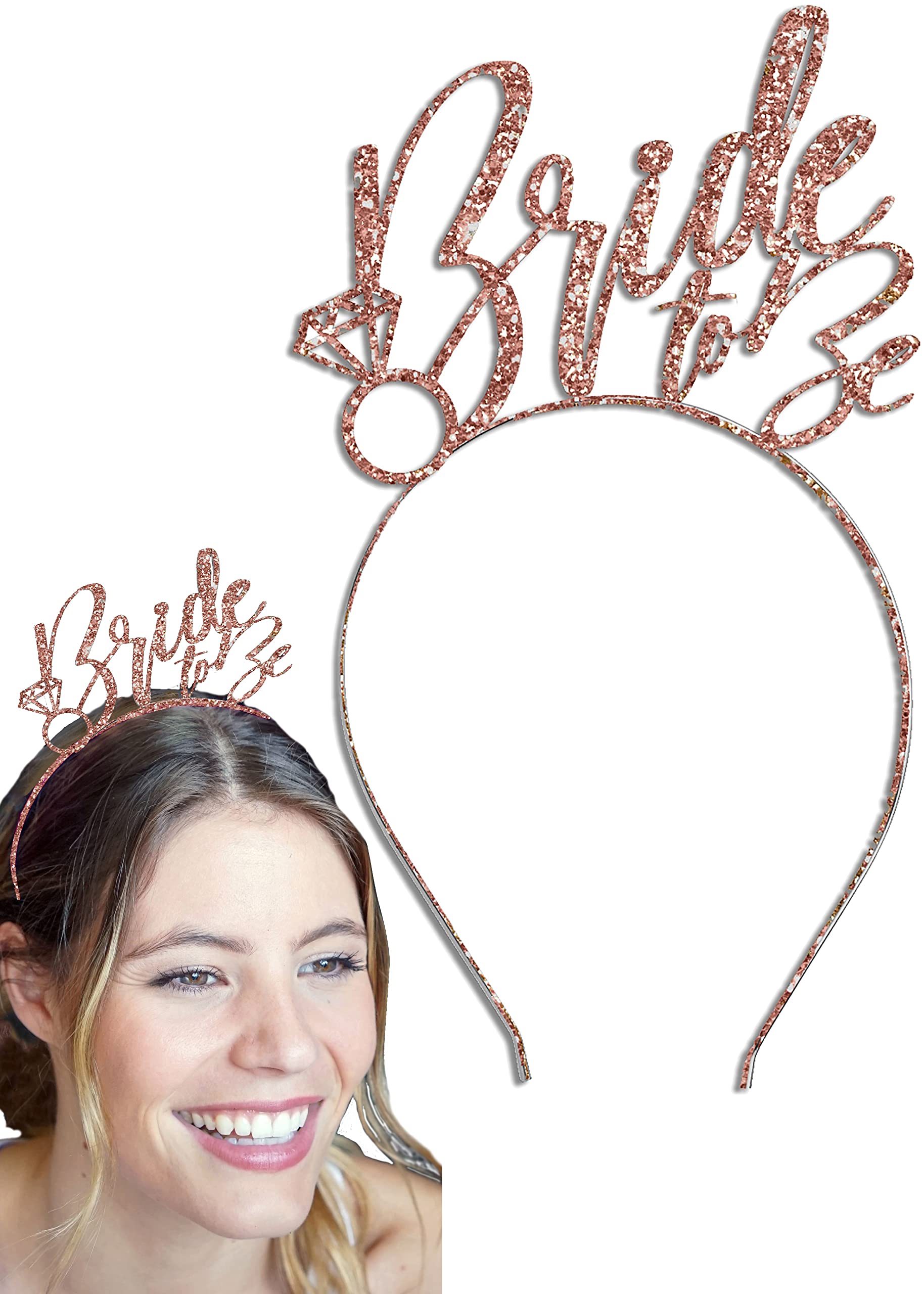 Amazon.com: Bride to be gifts - BRIDAL GRADE SATIN Rose Gold  display picture 1
