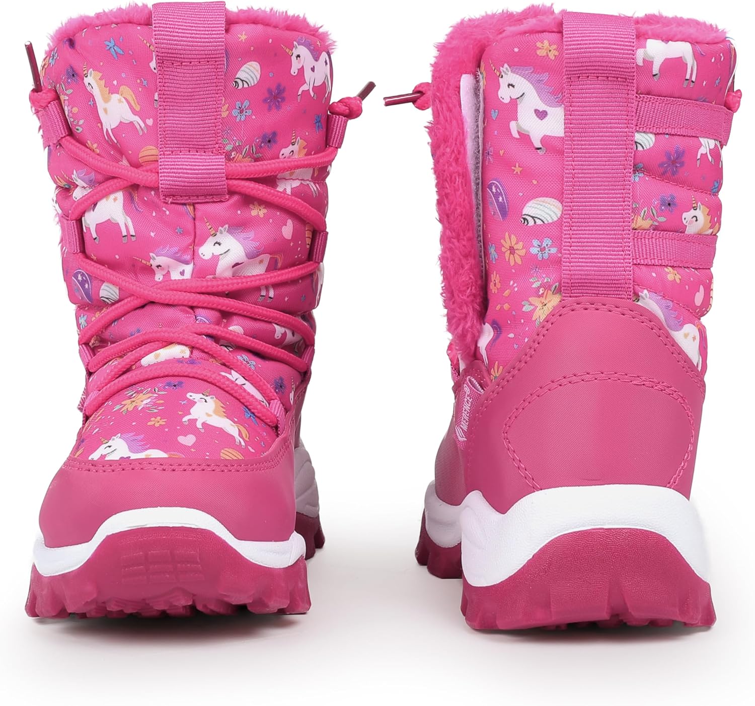 FANTURE Winter Snow Boots for Boy and Girl Outdoor with Fur Lined(Toddler/Little Kids) - Image 7