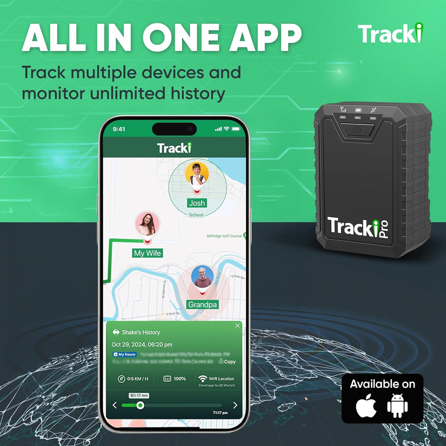 Tracki Pro GPS Tracker for Vehicles – Magnetic Waterproof 4G LTE Car Tracker, Long-Life Battery Up to 7 Months, Unlimited Distance, Smart Alerts, Hidden Tracking Device (Subscription Required) - Image 5