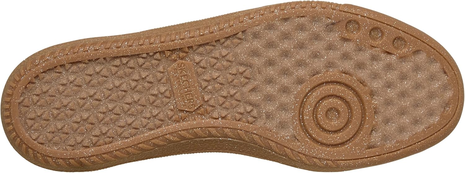 Skechers Womens Hotshot Perfect Choice | Hands Free Slip-Ins, Air-Cooled Memory Foam Insole, Fixed stretch laces, Glittery gum midsole