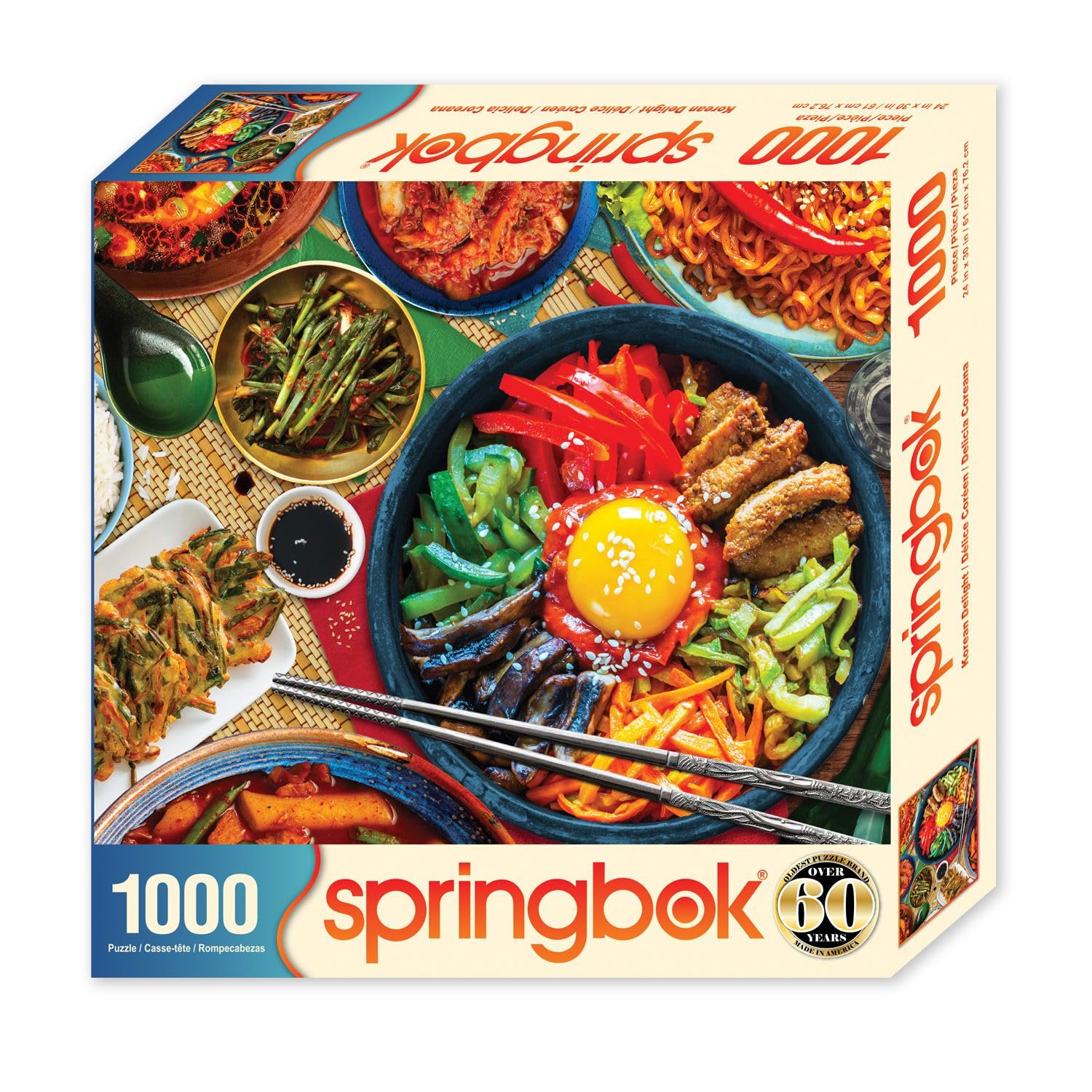 Amazon.com: Springbok Korean Delight 1000 Piece Jigsaw Puzzle for