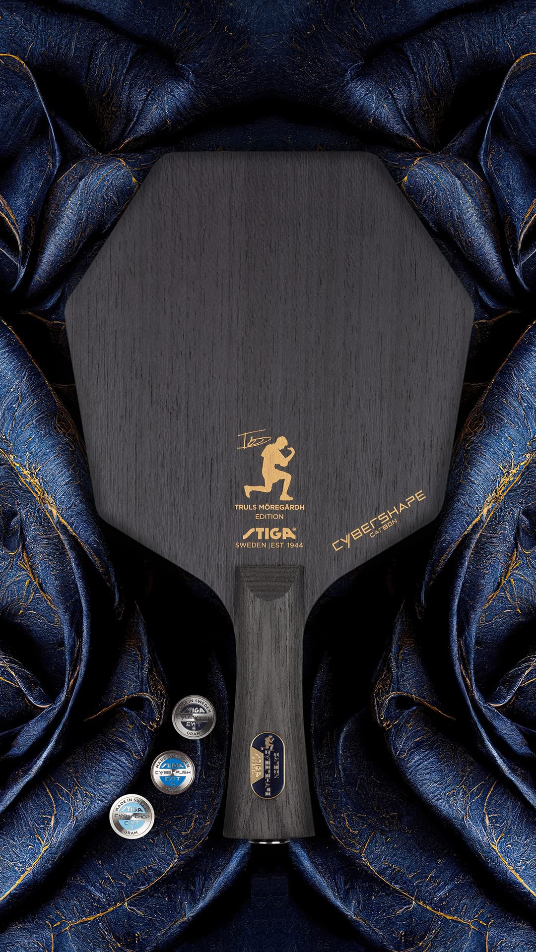 Stiga Cybershape Carbon CWT Truls Edition Recto Madera de Ping Pong