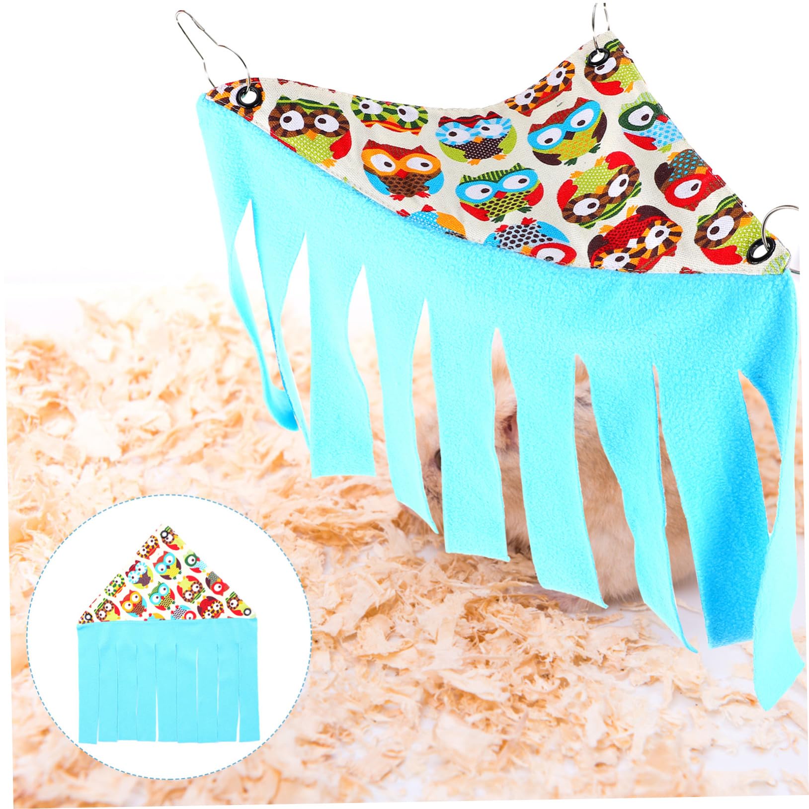 BESPORTBLE 3 Piezas Hamaca de hámster Hamaca de Guinea Hamaca Cama para Dormir Cama Colgante para cobayas Casa para rincón de roedores. Juguete pequeño escondite de Mascotas Mascota pequeña