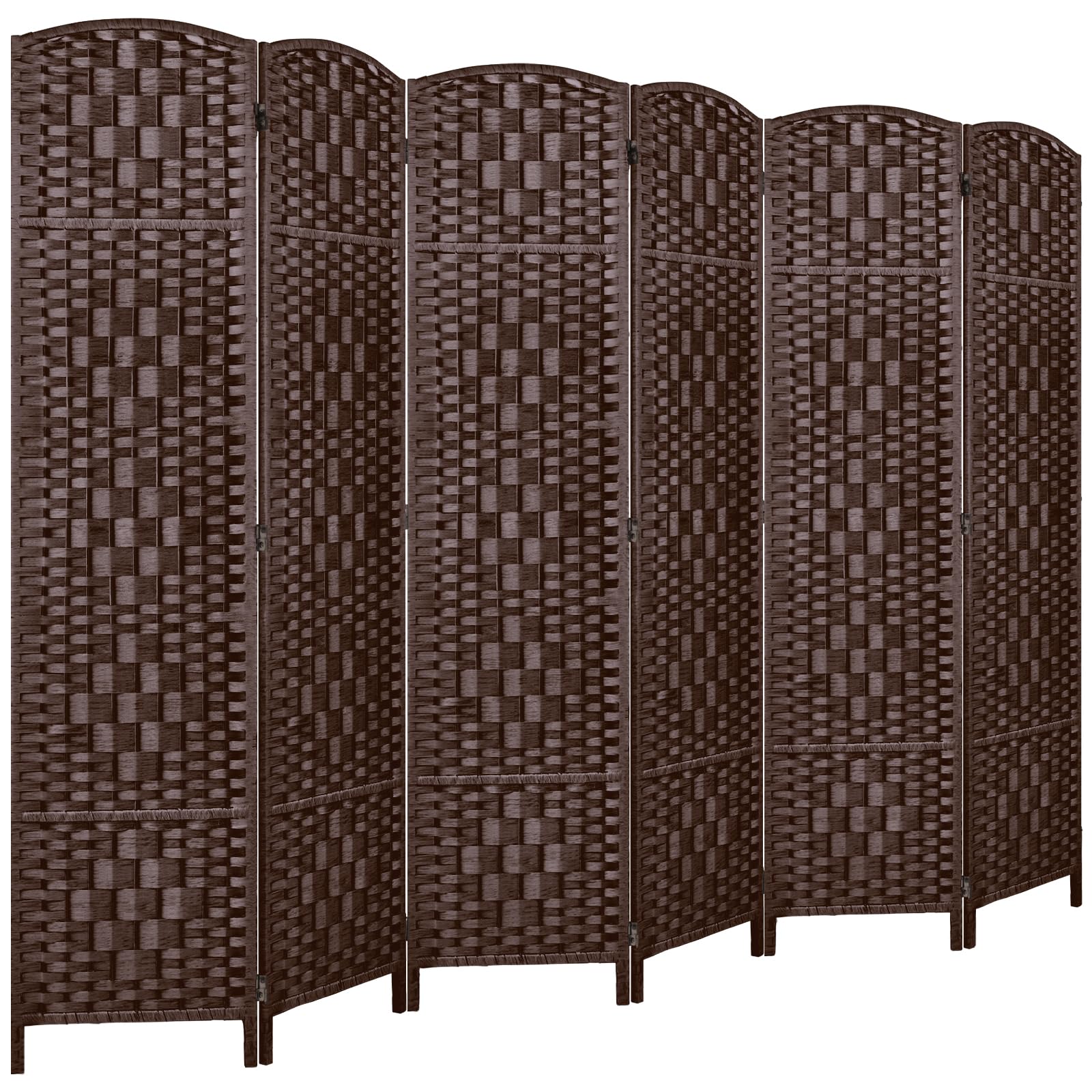 Rose Home Fashion 6 ft Tall Room Divider, Room Dividers and Folding Privacy Screens, 15.7in Privacy Screen 6 Panel Partition Temporary Wall Separation