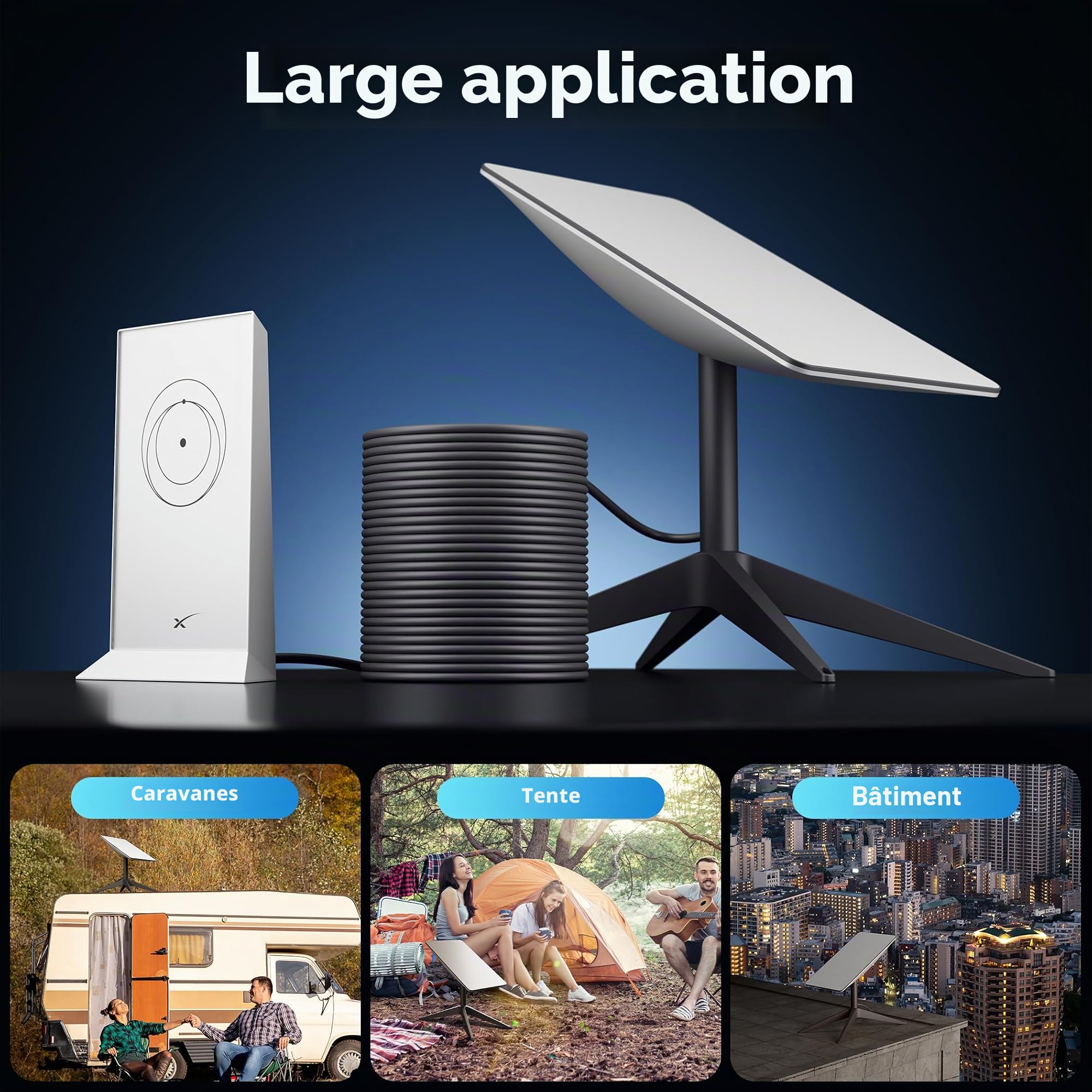Hugener Câble Starlink Gen 2 de 10 m pour Starlink Gen 2/V2, câble d'extension Ethernet Starlink étanche